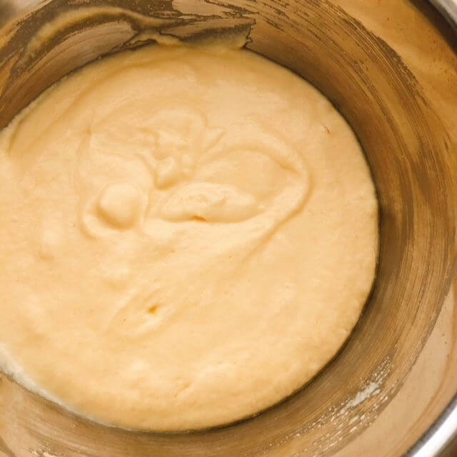 生地を混ぜたところ
