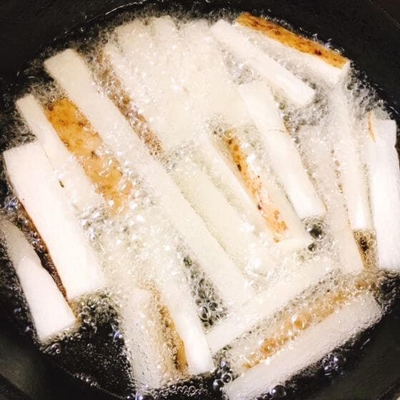 泡がたくさん出ています