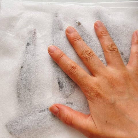 水気を拭く