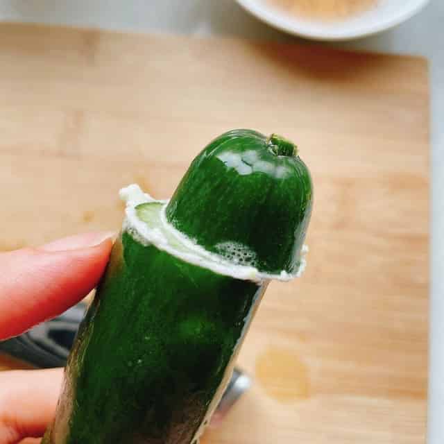 胡瓜のアク抜き