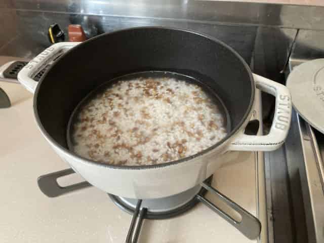 水で炊くご飯