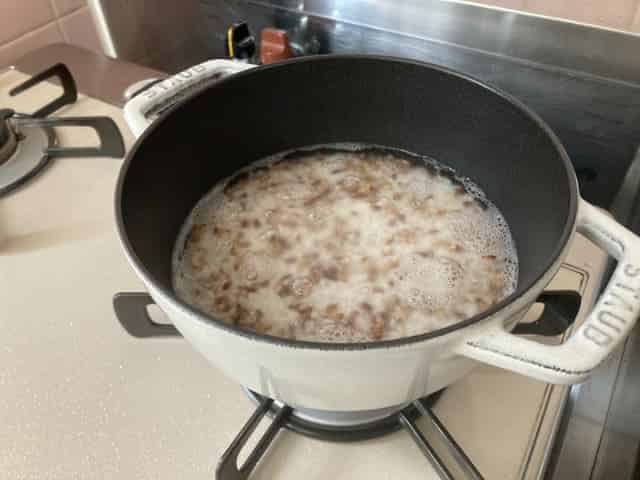 炭酸水で炊くご飯